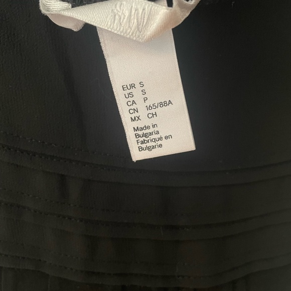 H&M, Size Small, Black Blouse - Picture 2 of 2